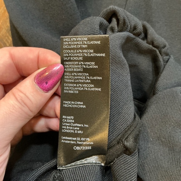 Maeve by Anthropologie Ruffled Pencil Skirt Black Size 4 NWT - Picture 10 of 11